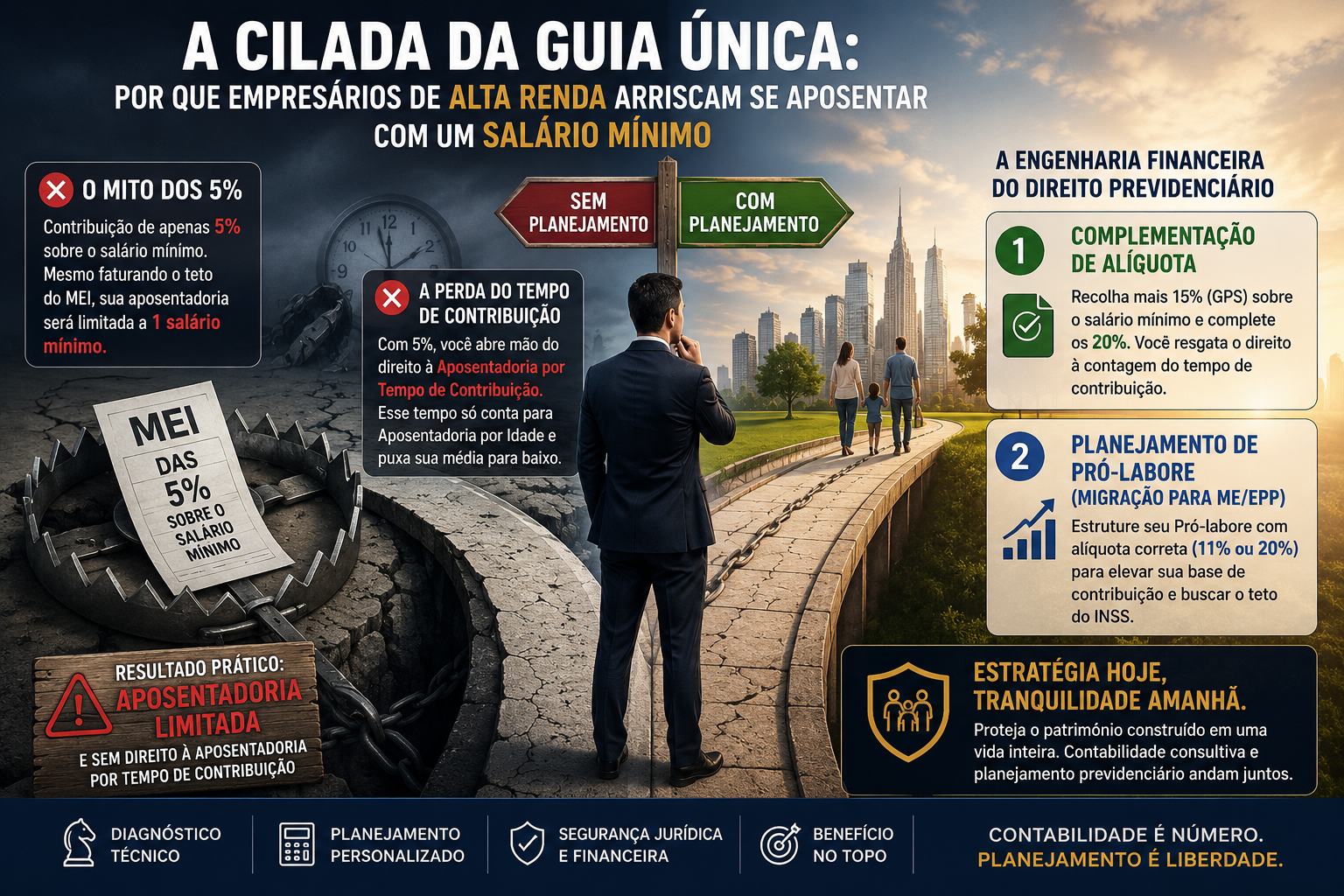 Um caminho seguro para aposentadoria
