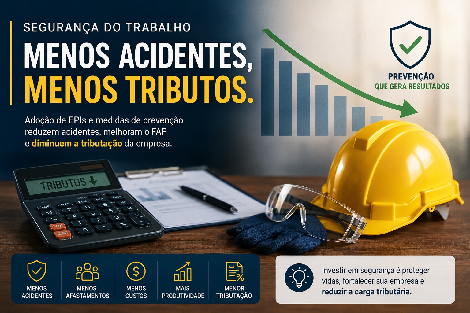 redução tributária segurança do trabalho