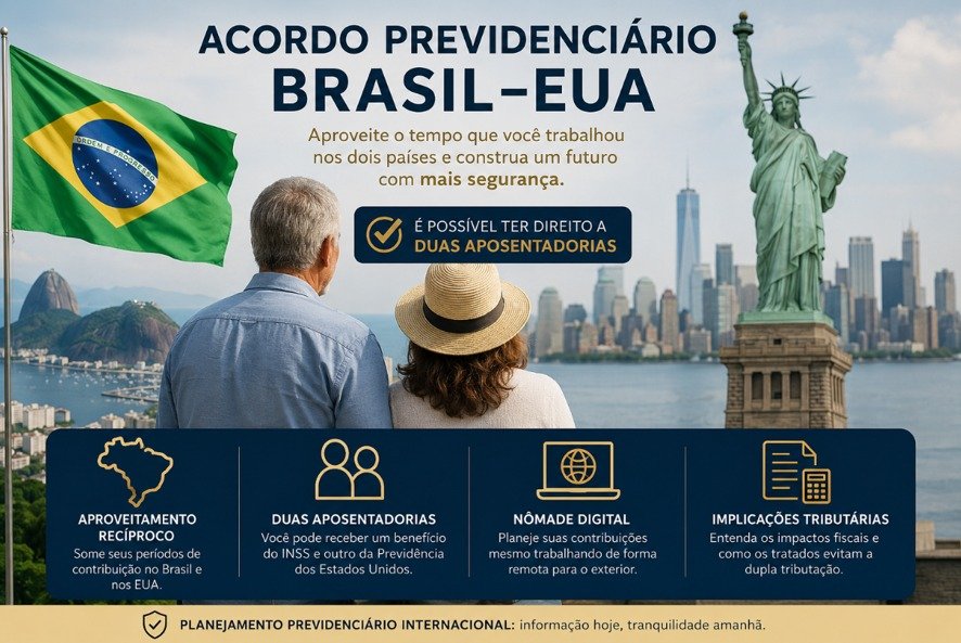 acordo previdenciário brasil estados unidos