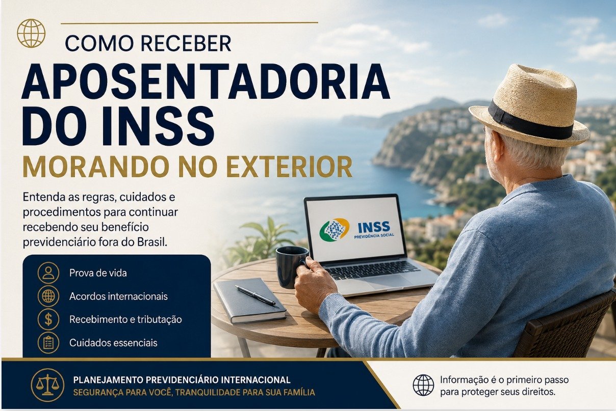 aposentadoria brasileira morando no exterior