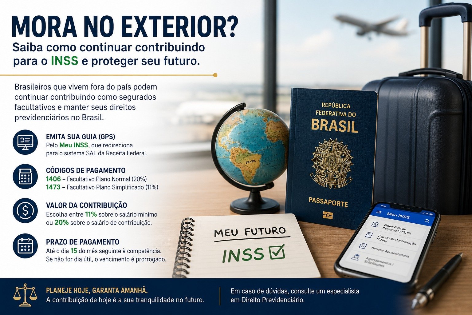 brasileiro morando no exterior pode pagar inss