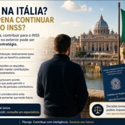 brasileiro na itália pode pagar inss