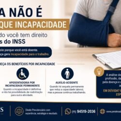 Doença Não é o Mesmo que Incapacidade: Quando o INSS Concede Auxílio-Doença, Aposentadoria por Incapacidade e Auxílio-Acidente