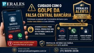 golpe da falsa central bancária