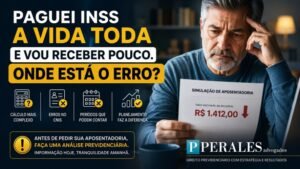 paguei INSS a vida toda vou receber pouco