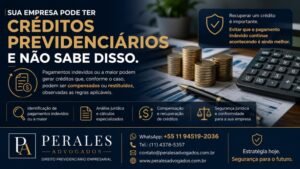 recuperação de créditos previdenciários