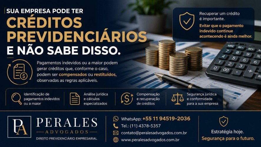 recuperação de créditos previdenciários