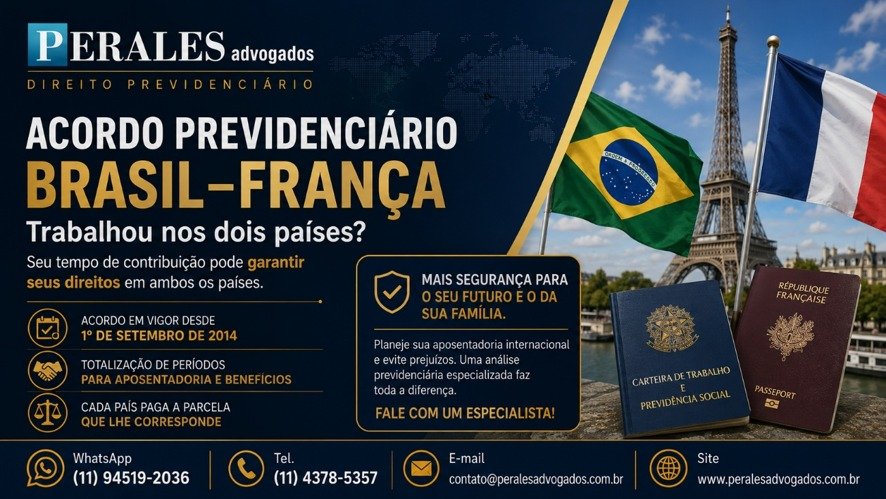 Acordo Brasil–França Como Usar o Tempo de Contribuição na Aposentadoria