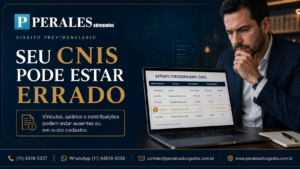 como corrigir contribuição que não aparece no CNIS