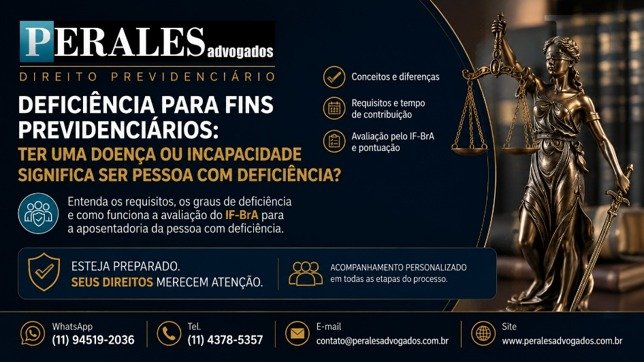 deficiência para fins previdenciários