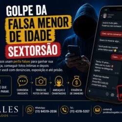 golpe da falsa menor de idade o que fazer