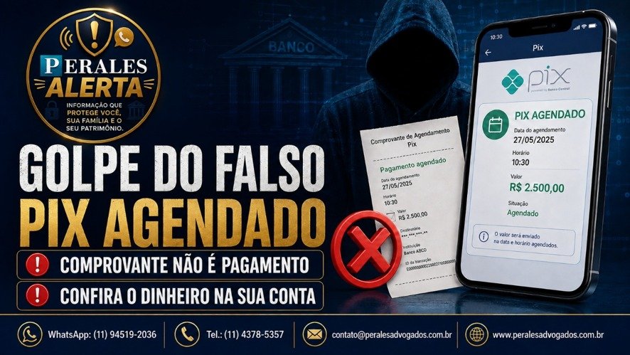 golpe do falso Pix agendado como funciona