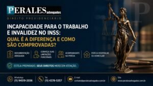 incapacidade para o trabalho e invalidez no INSS