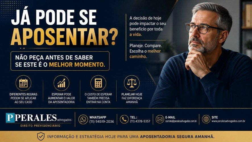 já posso me aposentar, devo pedir agora ou esperar
