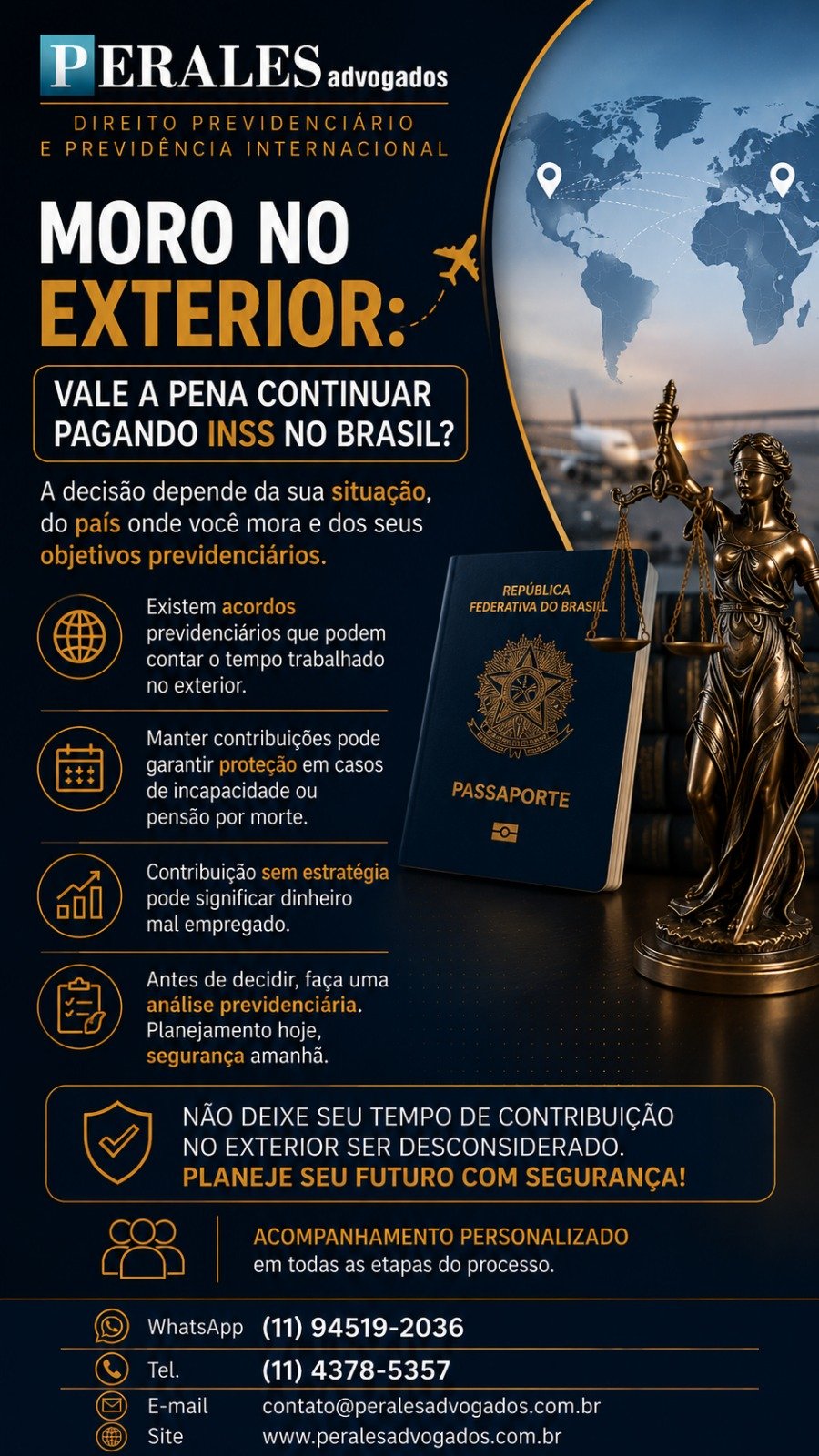 moro no exterior vale a pena continuar pagando INSS