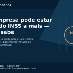 empresa pagando INSS a mais