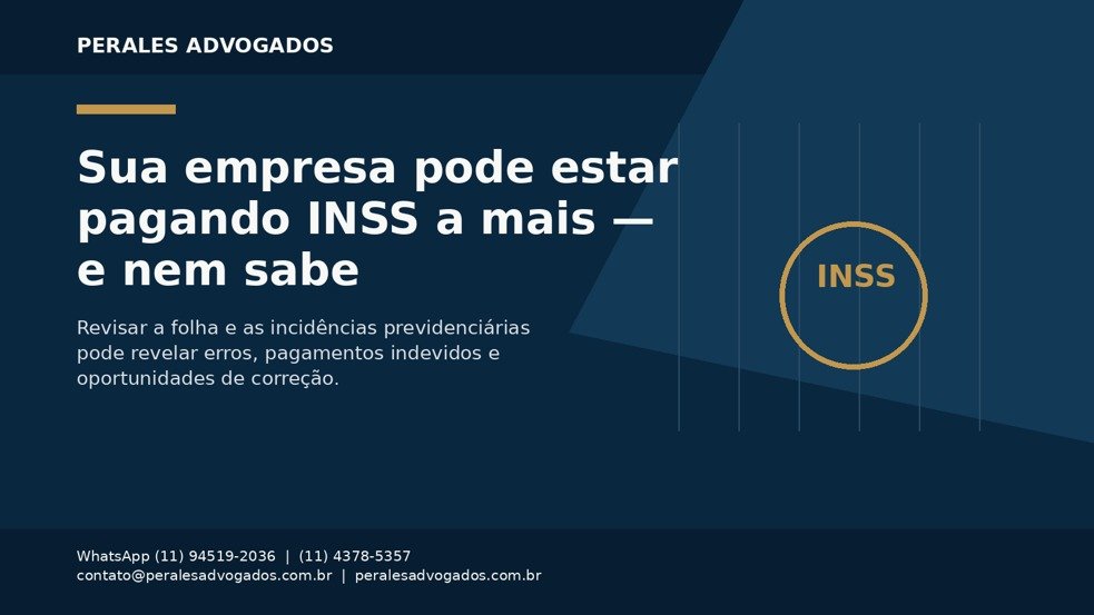 empresa pagando INSS a mais