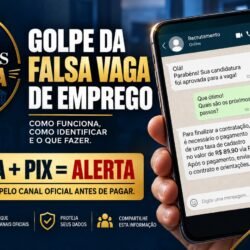 Golpe da falsa vaga de emprego: veja como identificar propostas falsas, evitar pagamentos e proteger seus documentos. Saiba o que fazer se já pagou.