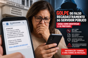 golpe do falso recadastramento de servidor público