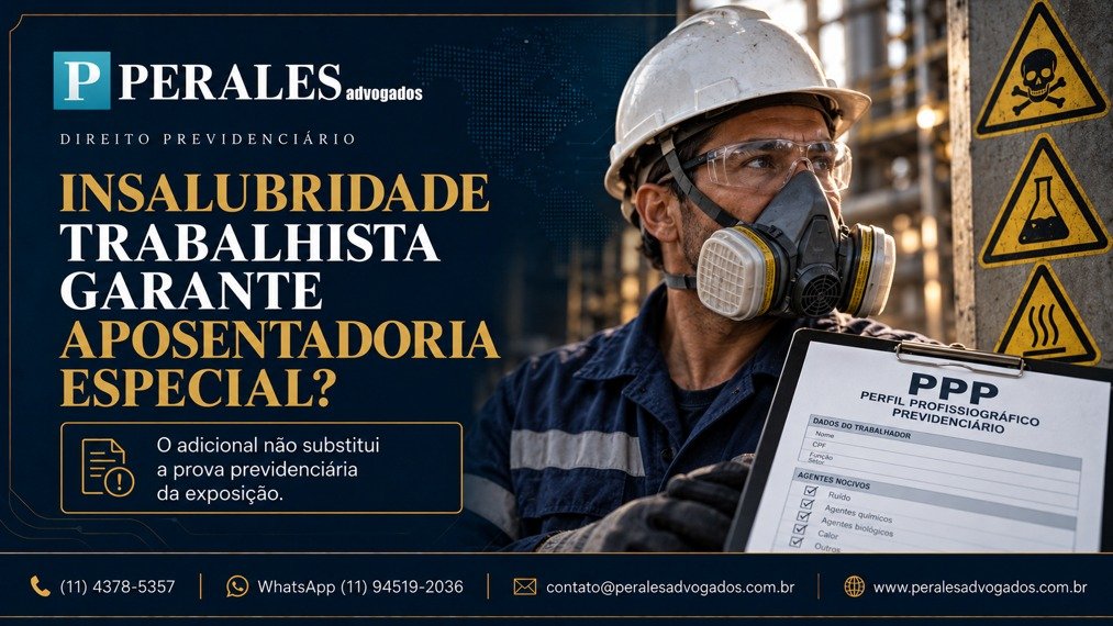 insalubridade garante aposentadoria especial